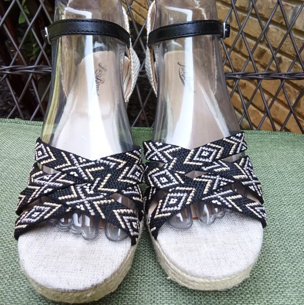 Lucky  Brand Mahima Espadrille Wedge Sandal.